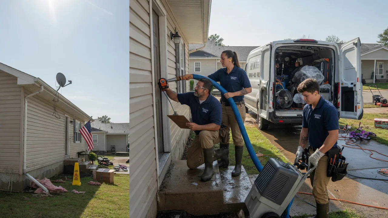 Ceiling Water Damage Restoration in Basile, LA near me