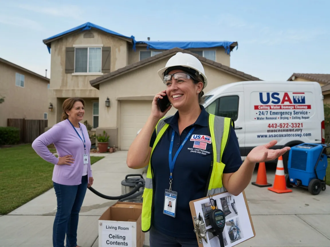 Ceiling Water Damage Restoration Basile, LA FAQs